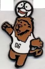 Чемпіонат Світу ЧС-2006 талісман ЕМАЛЬ / World cup 2006 Germany mascot pin badge