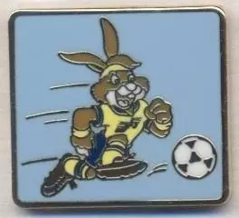 Чемп-т Європи ЧЄ-1992 (Швеція) талісман 4 ЕМАЛЬ / Euro football mascot pin badge