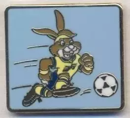 Чемп-т Європи ЧЄ-1992 (Швеція) талісман 4 ЕМАЛЬ / Euro football mascot pin badge