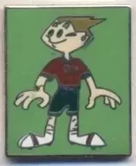 Чемп-т Європи ЧЄ-2004 (Португалія талісман4 ЕМАЛЬ/Euro football mascot pin badge
