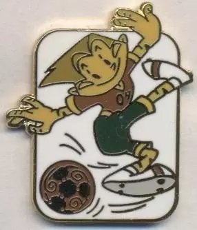 Чемп-т Європи ЧЄ-2004 (Португалія талісман1 ЕМАЛЬ/Euro football mascot pin badge