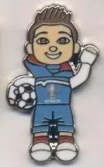 Чемпіонат Європи ЧЄ-2020 талісман ЕМАЛЬ /Euro 2020 football mascot pin badge