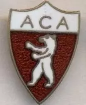 футбольний клуб Аяччо (Франція)1 ЕМАЛЬ / AC Ajaccio,France football enamel badge