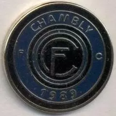 футбол.клуб Шамблі (Франція)1 ЕМАЛЬ / FC Chambly Oise, France football pin badge