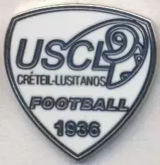 футбол.клуб Кретей (Франція)2 ЕМАЛЬ /Creteil-Lusitanos,France football pin badge