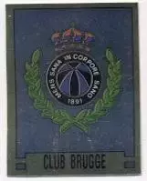 наклейка блиск.футбол Брюгге (Бельгія /Club Brugge,Belgium football logo sticker