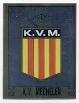 наклейка блиск.футбол Мехелен (Бельгія/KV Mechelen,Belgium football logo sticker