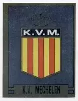 наклейка блиск.футбол Мехелен (Бельгія/KV Mechelen,Belgium football logo sticker