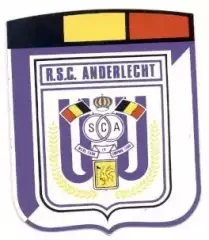 наклейка футбол Андерлехт (Бельгія /RSC Anderlecht,Belgium football logo sticker