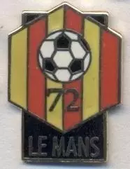 футбольний клуб Ле-Ман (Франція)1 ЕМАЛЬ /Le Mans UC 72,France football pin badge