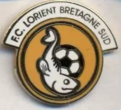 футбол.клуб Лор'ян (Франція)4 ЕМАЛЬ /FC Lorient,France football enamel pin badge