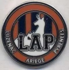 футбол.клуб Люзнак АП.(Франція ЕМАЛЬ/Luzenac Ariege Pyrenees,France football pin