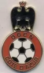 футбольний клуб Ніцца (Франція)2 ЕМАЛЬ/OGC Nice,France football enamel pin badge