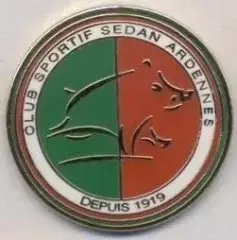 футбол.клуб Седан (Франція)3 ЕМАЛЬ / CS Sedan Ardennes,France football pin badge