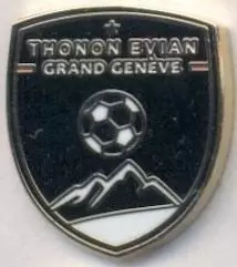 футбол.клуб Евіан Тонон (Франція)2 ЕМАЛЬ /Evian TGG FC,France football pin badge