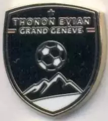 футбол.клуб Евіан Тонон (Франція)2 ЕМАЛЬ /Evian TGG FC,France football pin badge