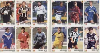 наклейки 12 шт.футболісти Серія А (Італія)6 / Serie A, Italy 12 players stickers