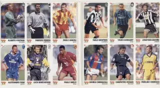 наклейки 12 шт.футболісти Серія А (Італія)8 / Serie A, Italy 12 players stickers
