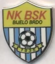 футбол.клуб Бієло-Брдо (Хорватія) ЕМАЛЬ /NK BSK Bijelo Brdo,Croatia football pin
