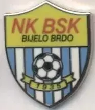 футбол.клуб Бієло-Брдо (Хорватія) ЕМАЛЬ /NK BSK Bijelo Brdo,Croatia football pin