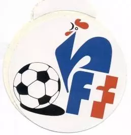 наклейка футбол.федерація Франція / France football federation logo sticker