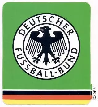 наклейка футбол.федерація Німеччина /FR Germany football federation logo sticker