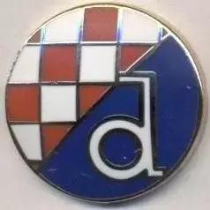футбол.клуб Динамо Загреб Хорватія ЕМАЛЬ випуклий/NK Dinamo,Croatia football pin