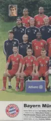 постер А4 футбол Баварія Мюнхен (Німеч.) 2012 /FC Bayern,Germany football poster