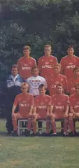 постер А4 футбол Баварія Мюнхен (Німеч.) 1990 /FC Bayern,Germany football poster