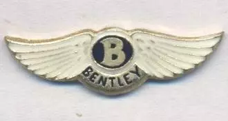 автомобіль Бентлі (Велика Британія) важмет / Bentley,Great Britain car pin badge
