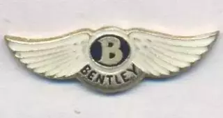 автомобіль Бентлі (Велика Британія) важмет / Bentley,Great Britain car pin badge