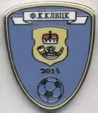 футбол.клуб Клецк (Білорусь) ЕМАЛЬ / FC Kletsk,Belarus football enamel pin badge