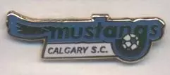 футбол.клуб Калгарі М.(Канада) ЕМАЛЬ/Calgary Mustangs SC,Canada soccer pin badge