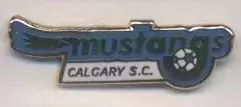 футбол.клуб Калгарі М.(Канада) ЕМАЛЬ/Calgary Mustangs SC,Canada soccer pin badge