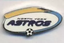 футбол.клуб Норт Йорк (Канада)2 ЕМАЛЬ /North York Astros,Canada soccer pin badge