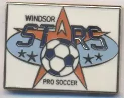 футбол.клуб Віндзор Старс (Канада) ЕМАЛЬ / Windsor Stars,Canada soccer pin badge
