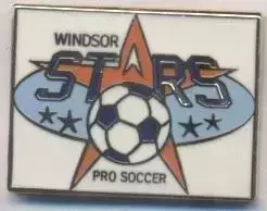 футбол.клуб Віндзор Старс (Канада) ЕМАЛЬ / Windsor Stars,Canada soccer pin badge