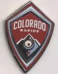 футбол.клуб Колорадо (США) офіц. ЕМАЛЬ / Colorado Rapids,USA football-soccer pin