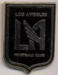 футбол.клуб Лос-Анджелес (США) ЕМАЛЬ /Los Angeles FC,USA-MLS football-soccer pin