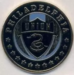 футбол.клуб Філадельфія (США) ЕМАЛЬ/Philadelphia Un.,USA-MLS football-soccer pin