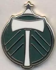 футбол.клуб Портленд (США)2 ЕМАЛЬ / Portland Timbers,USA-MLS football-soccer pin