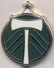 футбол.клуб Портленд (США)2 ЕМАЛЬ / Portland Timbers,USA-MLS football-soccer pin