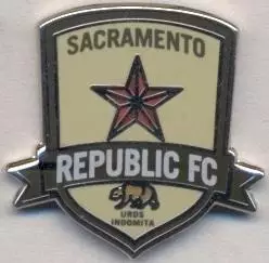 футбол.клуб Сакраменто (США ЕМАЛЬ/Sacramento Republic FC,USA football-soccer pin
