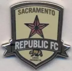 футбол.клуб Сакраменто (США ЕМАЛЬ/Sacramento Republic FC,USA football-soccer pin
