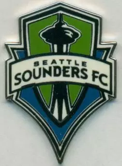 футбол.клуб Сіетл (США офіц.ЕМАЛЬ/Seattle Sounders,USA football-soccer pin badge