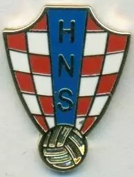 Хорватія, федерація футболу№1 ЕМАЛЬ/Croatia football federation enamel pin badge