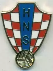 Хорватія, федерація футболу№1 ЕМАЛЬ/Croatia football federation enamel pin badge