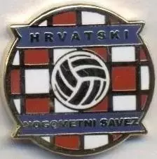 Хорватія, федерація футболу№3 ЕМАЛЬ/Croatia football federation enamel pin badge
