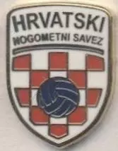 Хорватія, федерація футболу№5 ЕМАЛЬ/Croatia football federation enamel pin badge