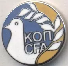 Кіпр, федерація футболу №2 ЕМАЛЬ / Cyprus football association federation badge